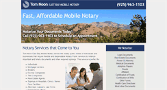 Desktop Screenshot of eastbaymobilenotary.com
